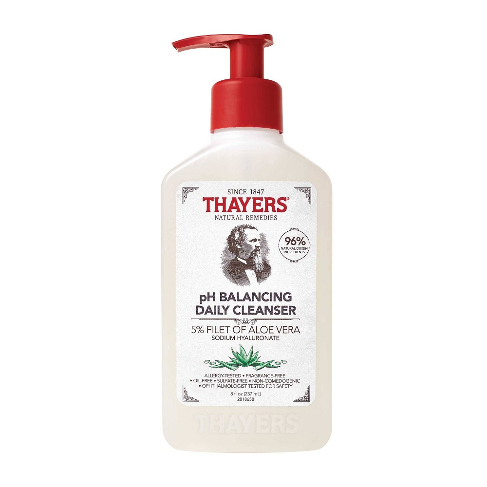 Thayers Natural Remedies PH Balancing Gentle Face Wash with Aloe Vera - 8 Fl Oz