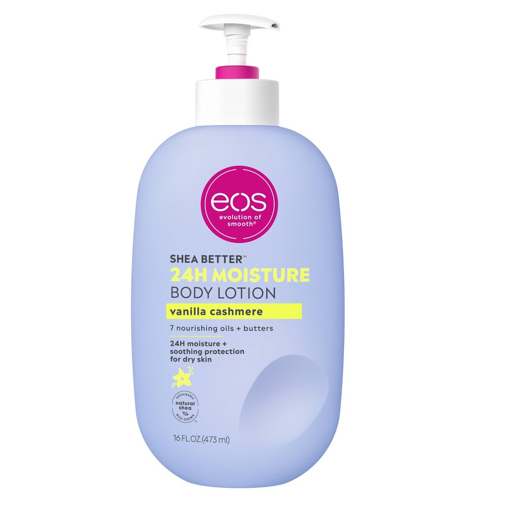 Eos Shea Better Moisture Body Lotion - Vanilla Cashmere - 16 Fl Oz