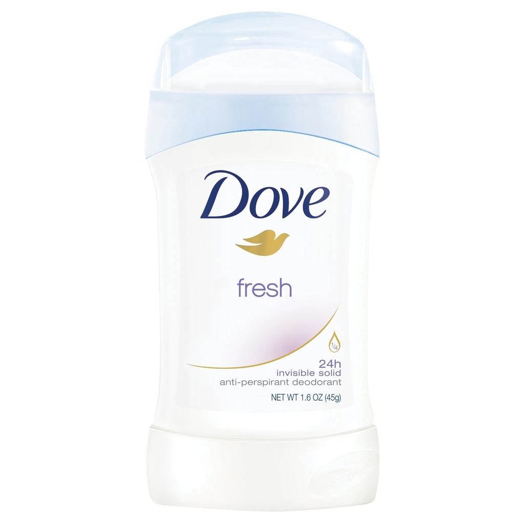 Dove Invisible Solid Antiperspirant Deodorant Stick Fresh  1.6 Oz